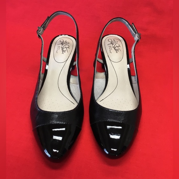 Life Stride Shoes - Life Stride Darling Black Low Heels(2inches)
